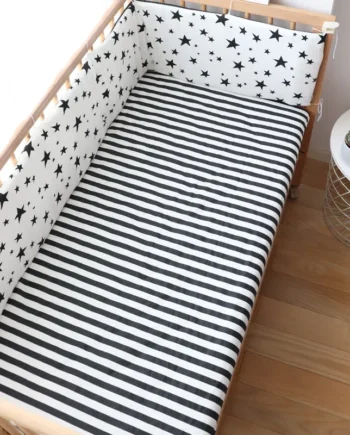 180x30cm Baby Crib Bumper Cotton Thick Soft Cot Protector For Infant Anti-collision Cushion Childern Bed Fence Cover Room Decor