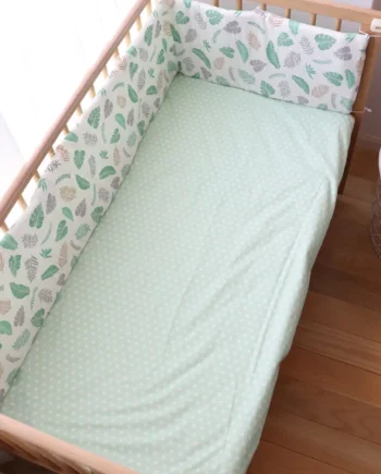 Baby Bed Bumper In The Crib Thick Soft Cot Protection Detachable Cradle Protector Children Room Decoration Allow Custom Size