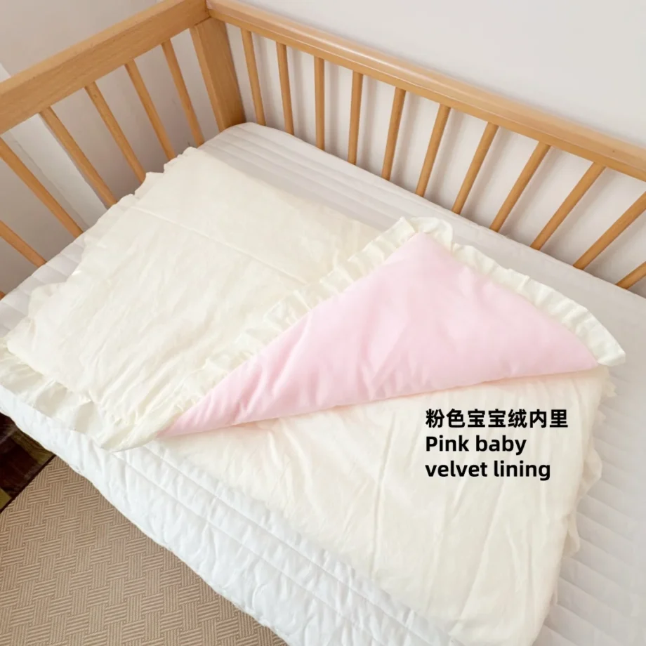 Baby Mattress Pure Cotton Autumn and Winter Thickeneded Baby Velvet Bedding Baby Mattress Thickeneded Warm Mattress