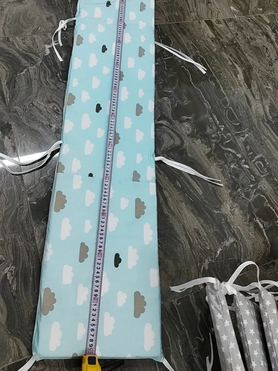 Baby Bumper Chichonera Crib Cot Protector Infant Cotton Children's Bed Barriers Newborns Around Cushion Braid Cunas Para El Bebe