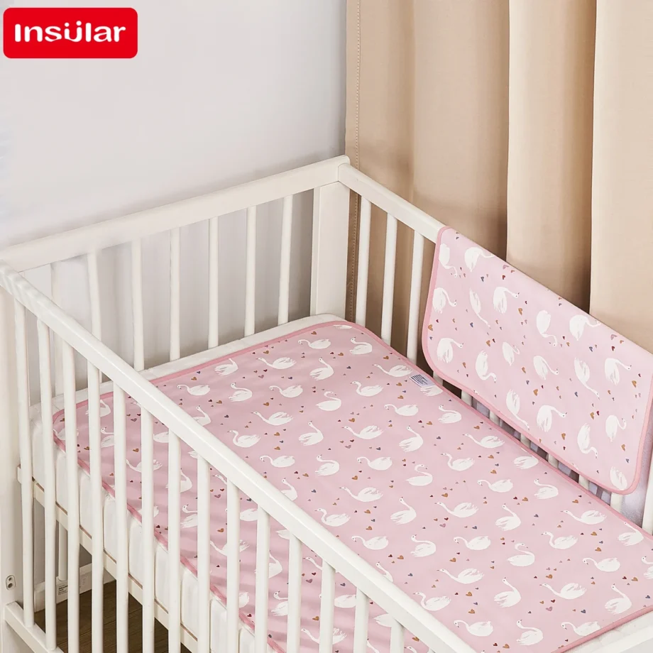 Baby Diaper Changing Pad for Boys Girls 0-36Month Breathable Waterproof Urine Mat Crib Mattress Reusable Diaper Pads