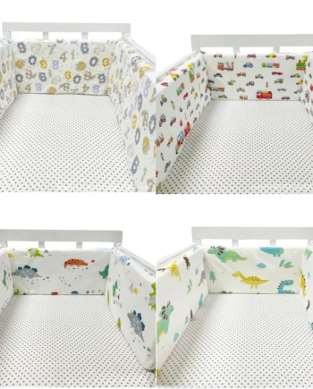 Infant Cotton Bumper Chichonera Crib Cot Protector Baby Bed Barrier Newborn Cushion Braid for Children's Safety Bebe Cunas