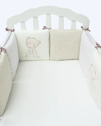 6Pcs Baby Nursery Nordic Stars Design Baby Bed Bumper Crib Around Cushion Cot Protector Pillows Newborns Room Decor 30cm*30cm