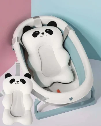 Ajustable Bath Tub Shower Cushion Newborn Support Seat Mat Baby Bath Seat Floating Water Pad Portable Foldable Baby Bathtub Pad