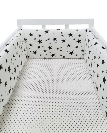 Baby Crib Bumper Chichonera Cot Protector Infant Coon Children's Bed Surround Barriers Newborns Around Cushion Braid Cunas Para