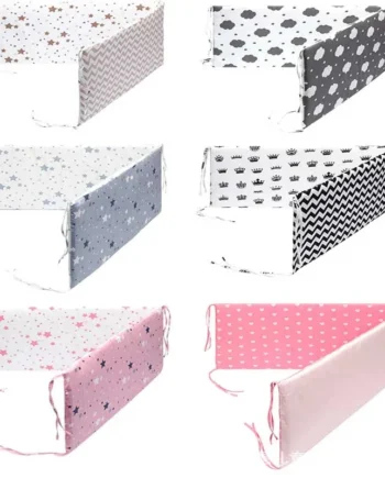 Baby Bed Thicken Bumpers Cotton Printed Cot Protector For Baby One-piece Crib Around Cushion Pillows 130*30 CM Baby Crib Bumpers