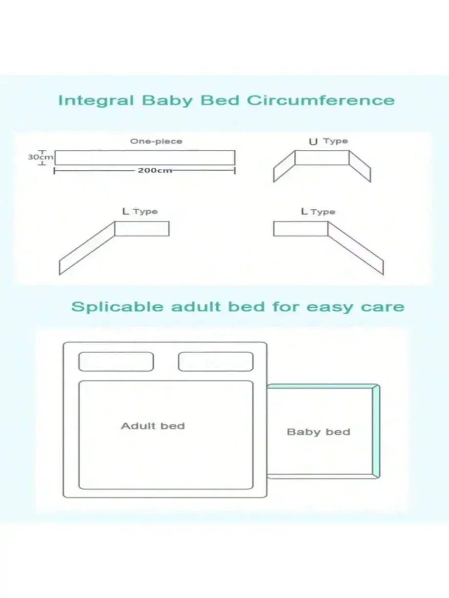 Baby Bumper Chichonera Crib Cot Protector Infant Cotton Children's Bed Barriers Newborns Around Cushion Braid Cunas Para El Bebe