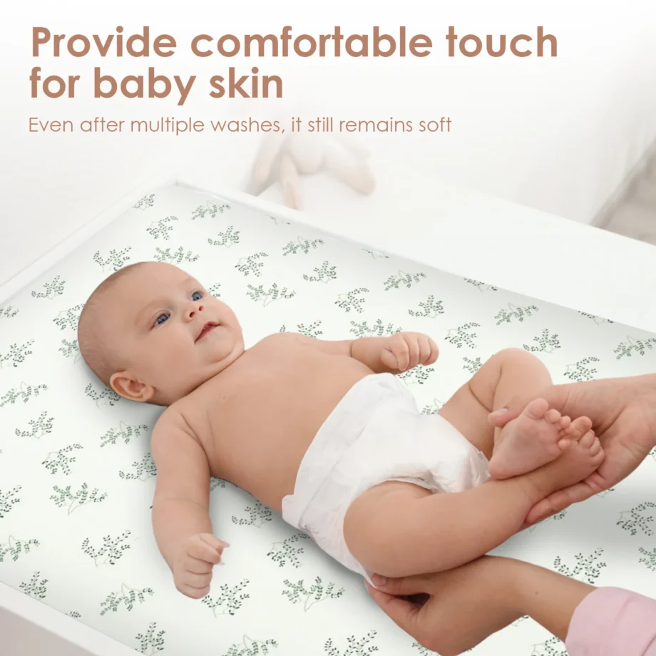 2 Pcs Universal Crib Sheet Soft and Comfortable Toddler Bed Sheet Breathable Crib Mattress Cover for Children Boy Girl New