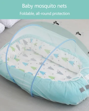 Baby Crib Mosquitoes Net Portable Foldable Infant Bed Canopy Netting Folding Sleeping Cradle Insect Net Tent Crib Protectors