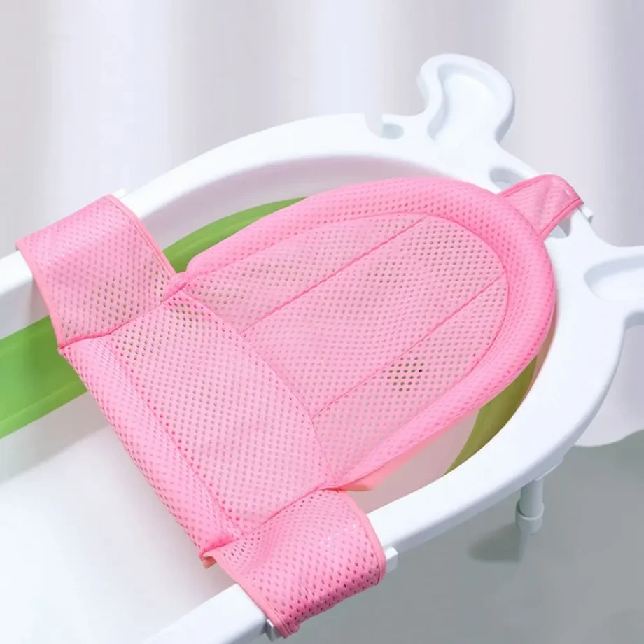 T Type Security Anti-Slip Bath Bracket Bathtub Set Pad Newborn Shower Cradle Shower Support Mat Baby Bath Mesh Cushion