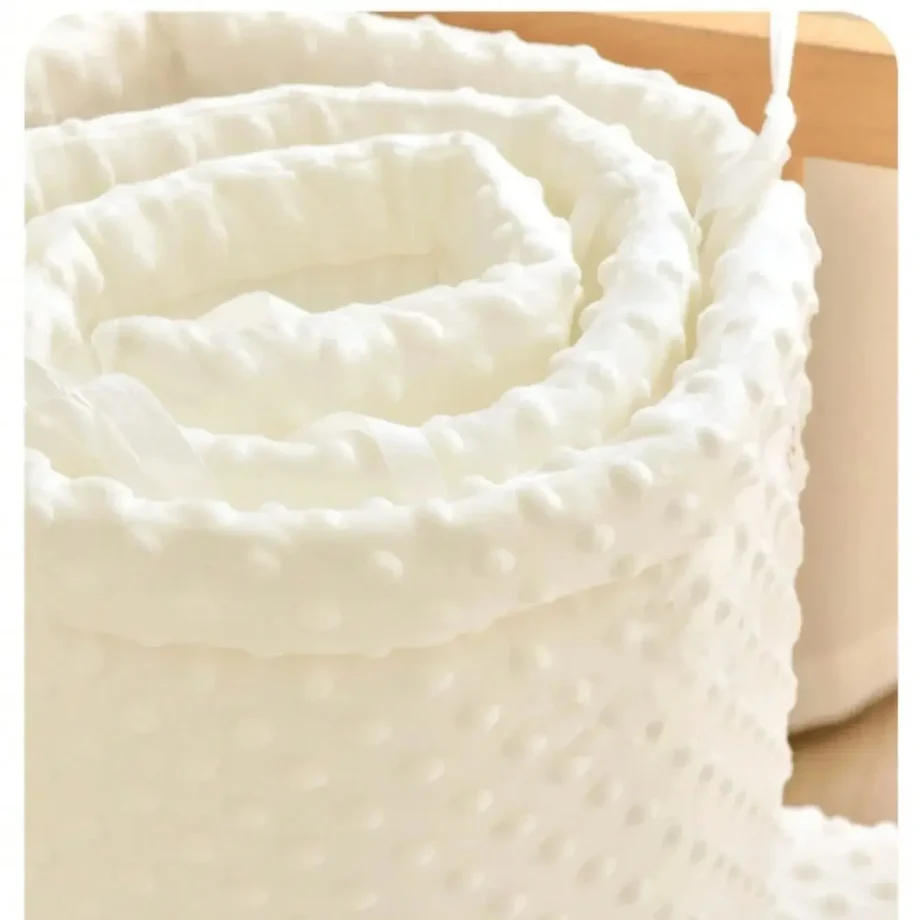 Baby Bed Bumper In The Crib Thick Soft Cot Protection Detachable Cradle Protector Children Room Decoration Allow Custom Size