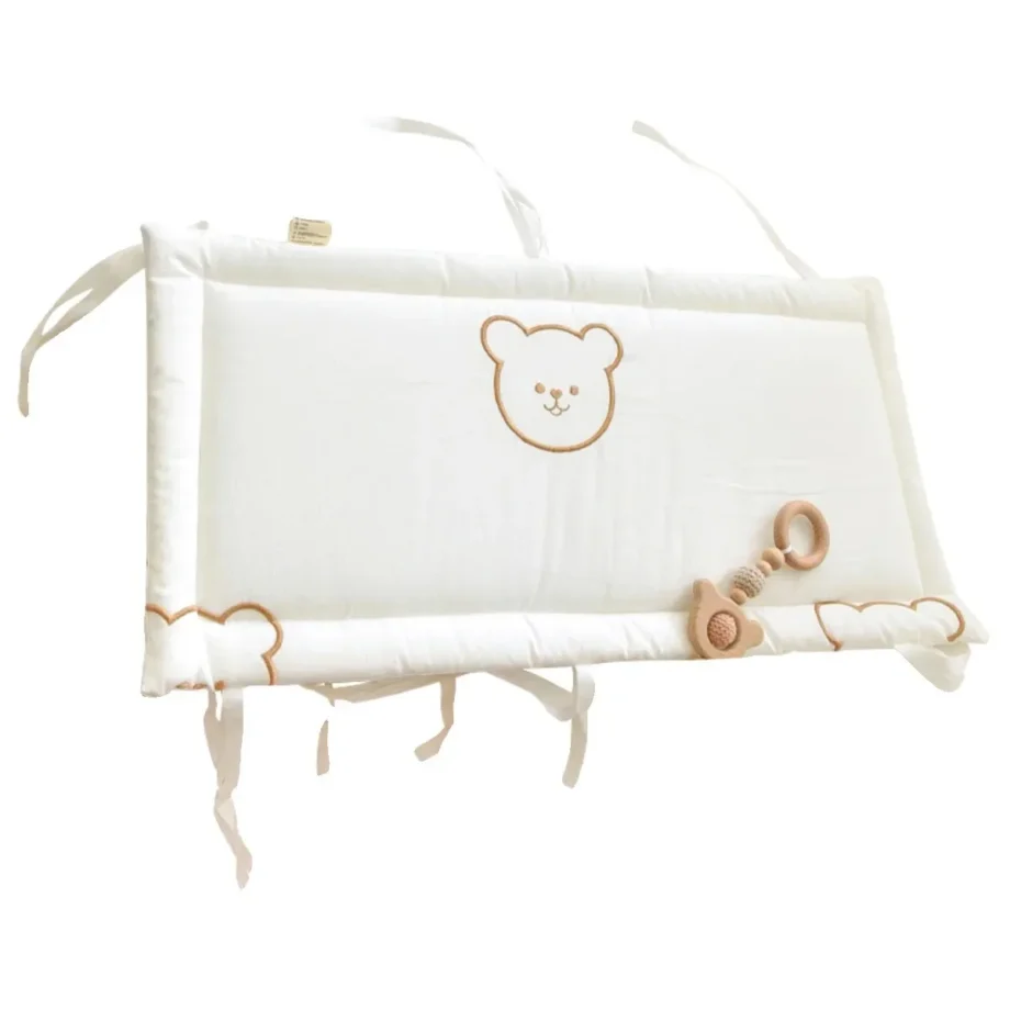 Baby Bumper Chichonera Crib Cot Protector Infant Cotton Children's Bed Barriers Newborns Around Cushion Braid Cunas Para El Bebe