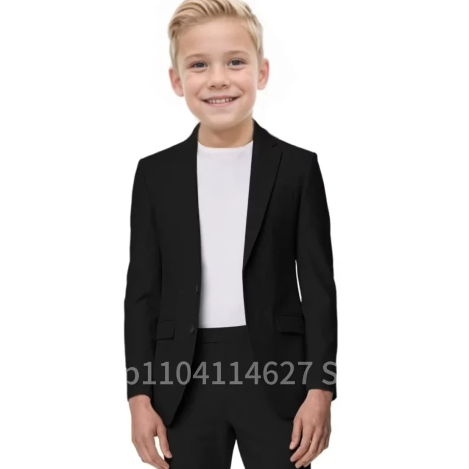 Formal Suit For Boy Korean Suits Blazer Pant Sets 2 Pieces Notched lapel Boys Clothing Elegant Tuxedo Boy's Suit