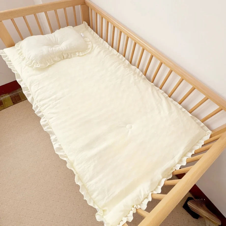 Baby Mattress Pure Cotton Autumn and Winter Thickeneded Baby Velvet Bedding Baby Mattress Thickeneded Warm Mattress