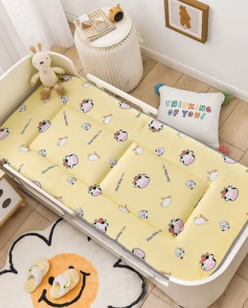 Baby mattress With Thickened Pure Cotton Surface Newborn Baby Bedding Breathable Mattress Kids Portable Foldable Mattress