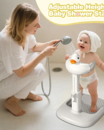 Baby Standing Bath Maker, Baby Shower Stand, Bath Shower Standing Support Baby Bath Stand, Portable and Free Mother Hands