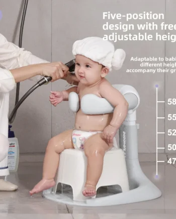 Baby Standing Bath Table Anti-Slip Foldable Children Bathing Platform Safety Bath Seat Infant Bath Tub Accessories ABS Material