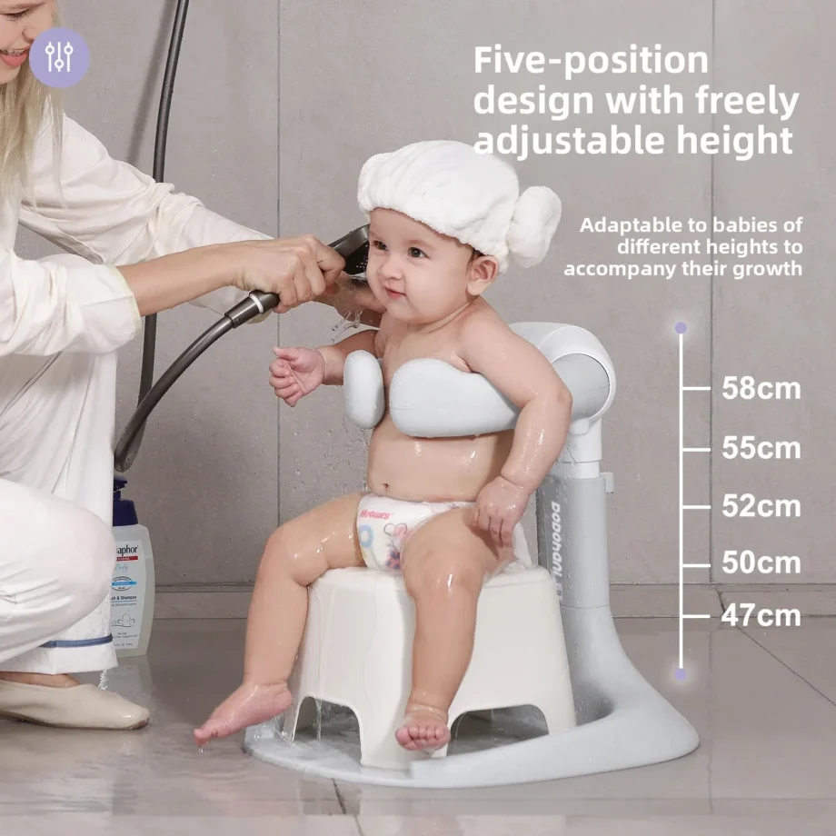 Baby Standing Bath Table Anti-Slip Foldable Children Bathing Platform Safety Bath Seat Infant Bath Tub Accessories ABS Material