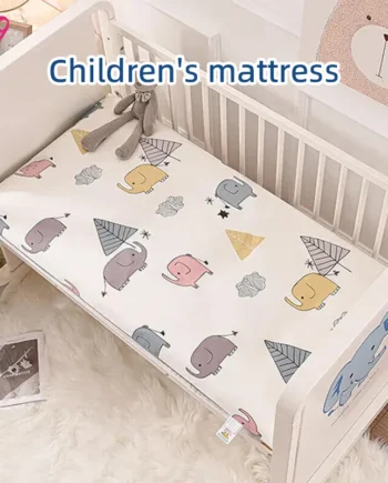 Baby mattress, baby mattress, pure cotton outer cover, thickened, removable, washable, kindergarten dormitory mattress